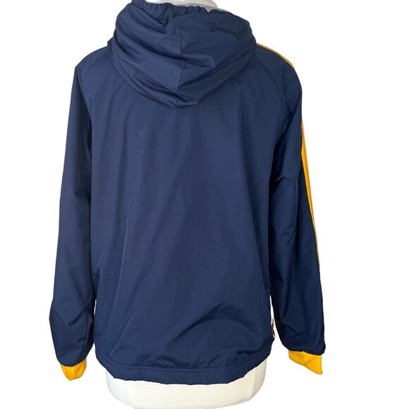 Tek Gear Front Zip Jacket Womens XL Blue Yellow Lined Activewear - Picture 2 of 9